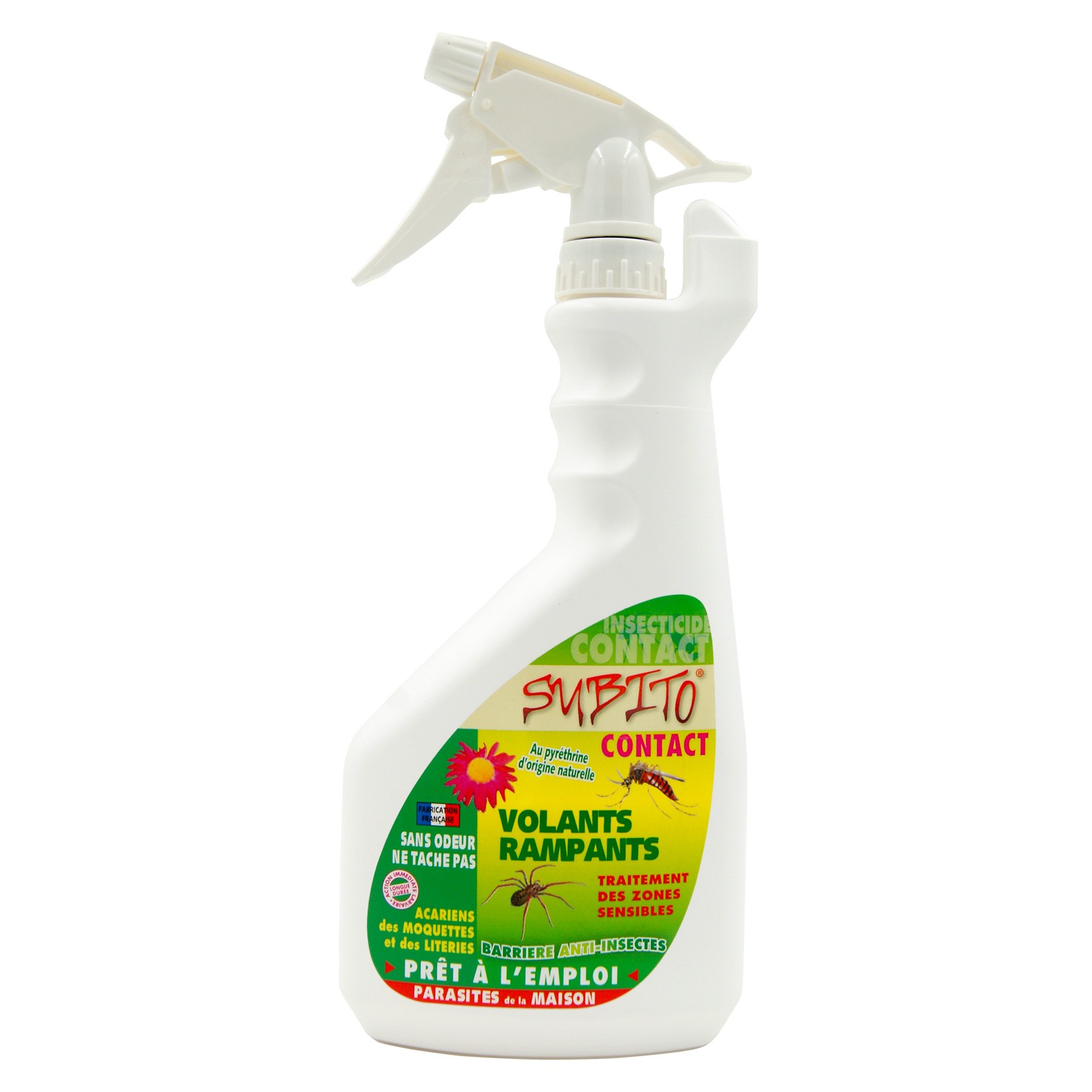 Contact barriere anti-insectes volants et rampants 750 ml de Subito | Insecticide Antinuisible Qualité Professionnelle