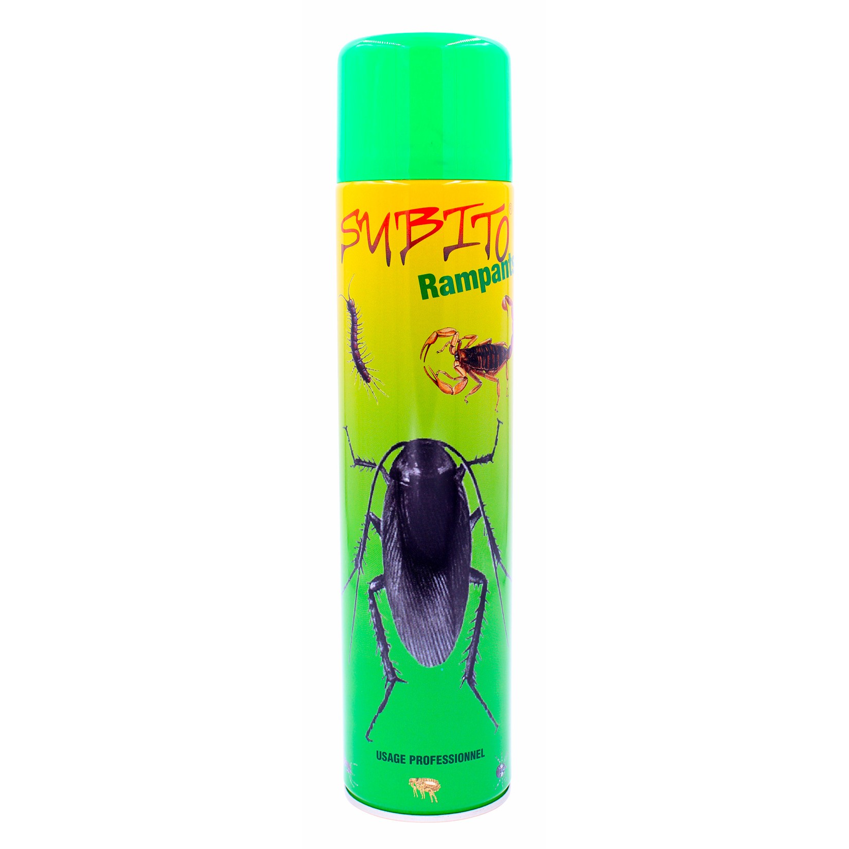 Aérosol ménager spécial anti-insectes rampants 600 ml de Subito | Insecticide Antinuisible Qualité Professionnelle