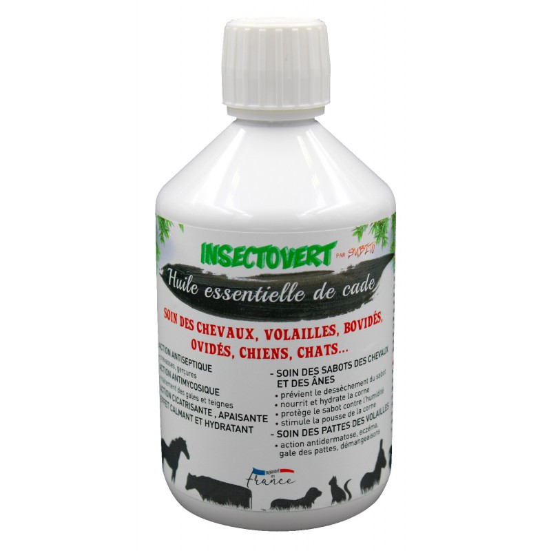 Insectovert - Huile essentielle de cade Biologique - 500 ml - Subito | Insecticide Antinuisible Qualité Professionnelle