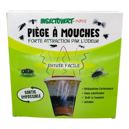 Insectovert Subito Piège à mouches forte attraction par l'odeur