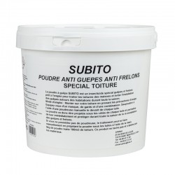 Poudre anti-guêpes et frelons spécial toitures seau de 5 kg Subito | Insecticide Antinuisible Qualité Professionnelle