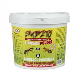 Eradication totale fourmis poudre détruit tous les rampants 5kg Subito | Insecticide Antinuisible Qualité Professionnelle