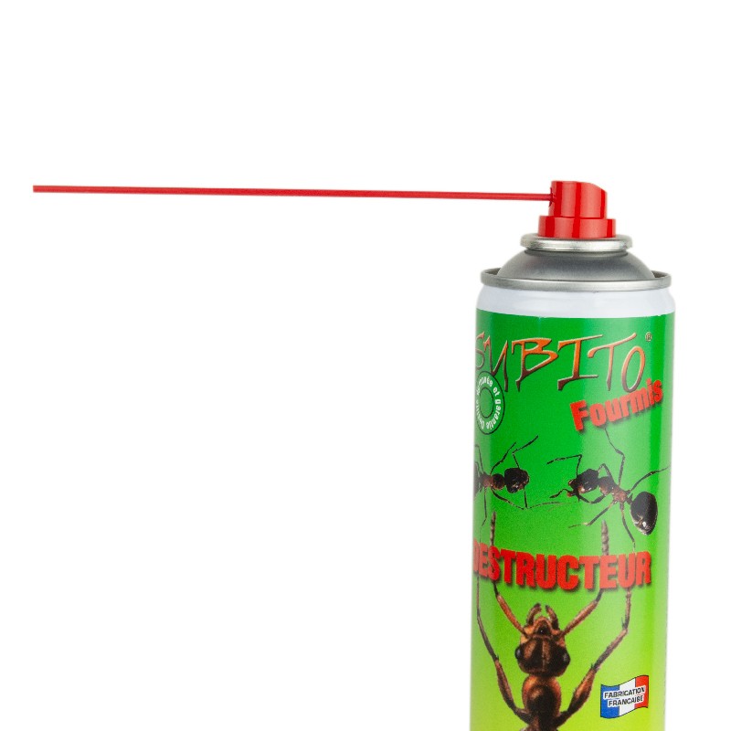 Aérosol insecticide destructeur spécial anti-fourmis 400 ml de Subito | Insecticide Antinuisible Qualité Professionnelle