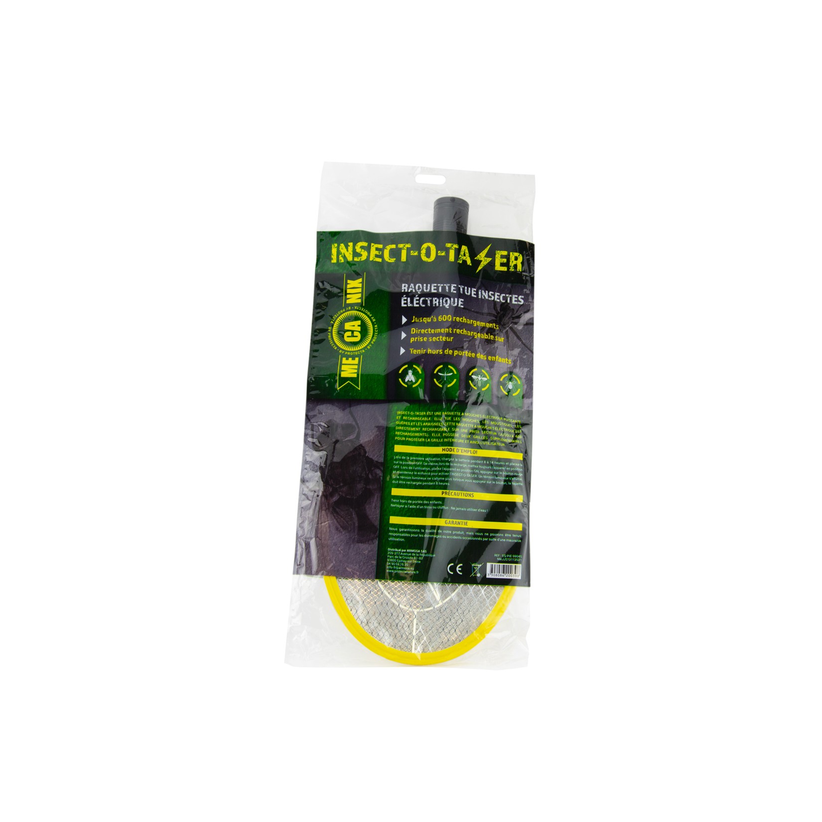 Tapette électrique insectes – double maille de protection INSECT-O-TASER | Insecticide Antinuisible Shop