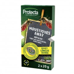 Répulsif Moustiques Away – Protecta - deux boites de 20g | Insecticide Antinuisible Shop