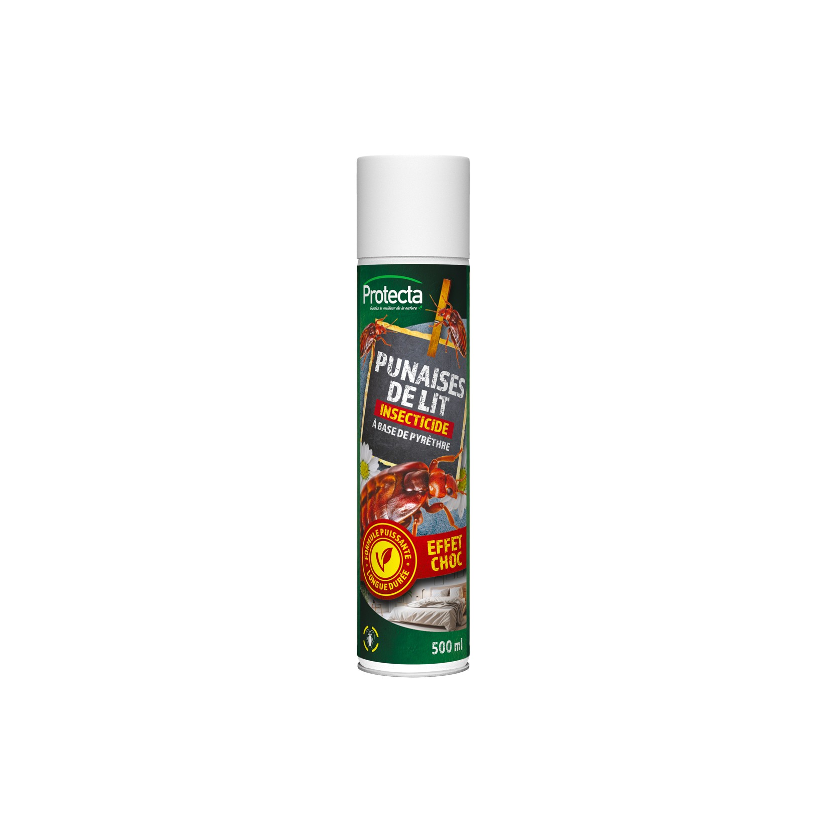 Insecticide Punaises de Lit Aérosol - Protacta - 500 ml | Insecticide Antinuisible Shop