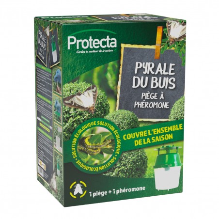 Kit Pyrale du Buis ultra efficace – Protecta – Kit piège et phéromone 100m2