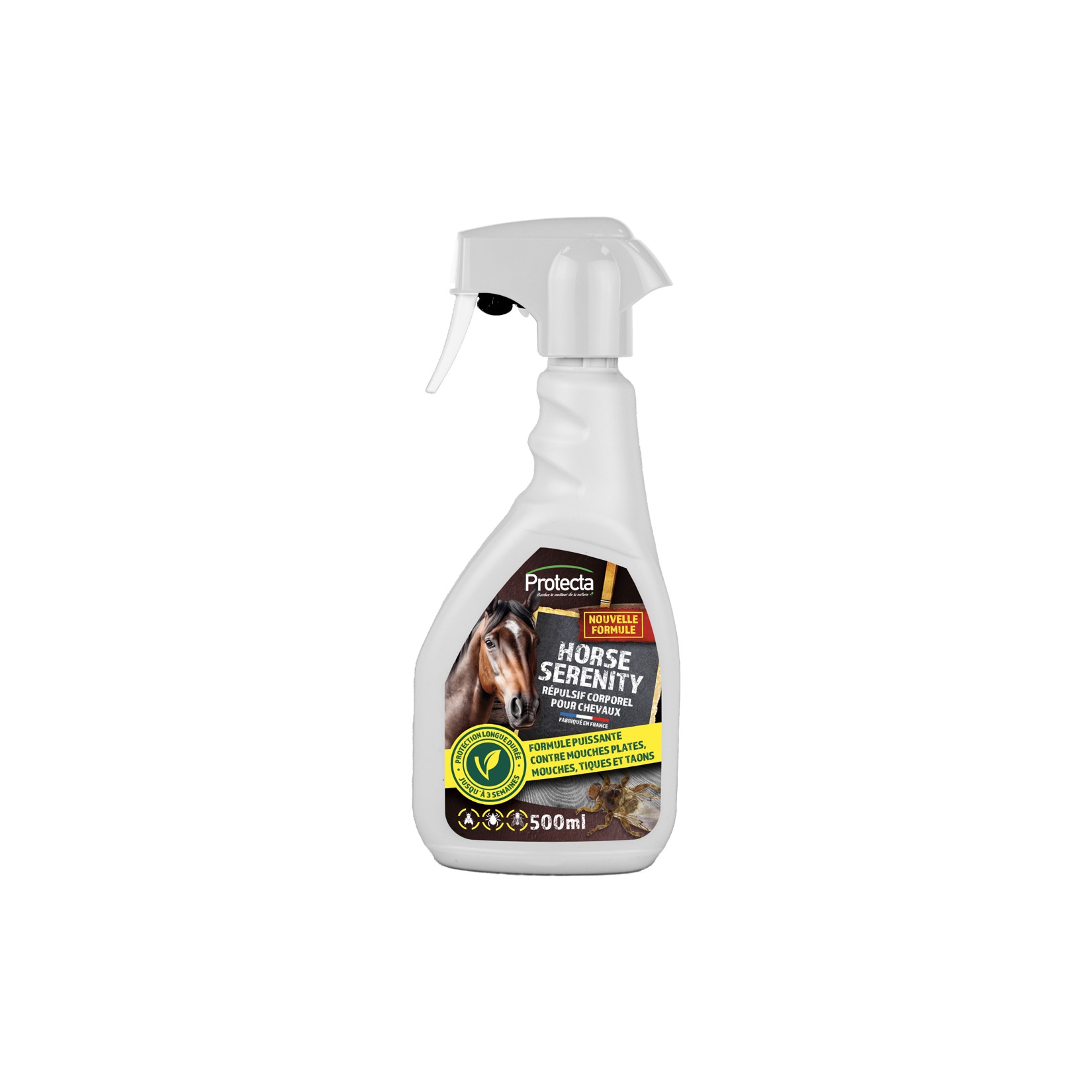 Spray Novaclac Anti-Insectes pour Chevaux - Horse Serenity Protecta – 500ml